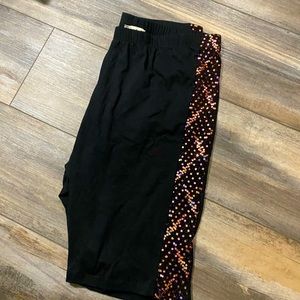 Rose gold sequin bike short